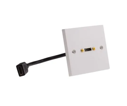 63-8086-18　Single Gang 1 Way Female to Female HDMI Faceplate　919-4078