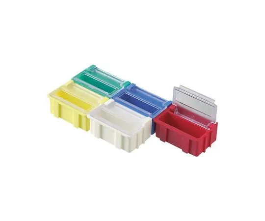 63-8328-33　Licefa Yellow ABS Compartment Box, 21mm x 42mm x 29mm　SMD-BOX N 2-2-3-4-1