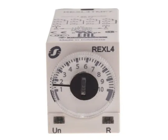63-8079-26　Schneider Electric Electromechanical Multi Function Time Delay Relay, 0.1 s → 100 h, 4 Contacts, 4PDT, 110 V ac　REXL4TMF7