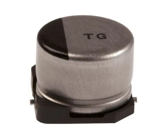 63-8341-56　Rubycon 220μF 100V dc Aluminium Electrolytic Capacitor, Surface Mount 18 (Dia.) x 16.5mm +105°C 18mm 6.8mm　100SGV220M18X16.5