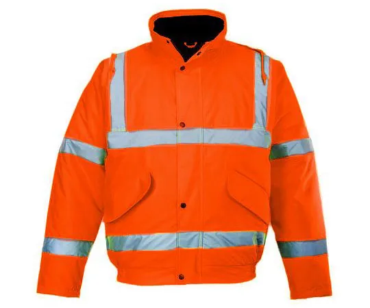 63-8084-84　RS PRO Orange Men's XL Waterproof Polyester Hi Vis Jacket　918-5917