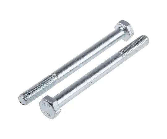 63-8082-06　Bright Zinc Plated Steel Hex Bolt, M6 x 70mm　917-3116