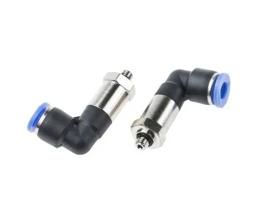 63-8079-78　RS PRO Elbow Connector, M5 Male, Push In 6 mm　916-0760