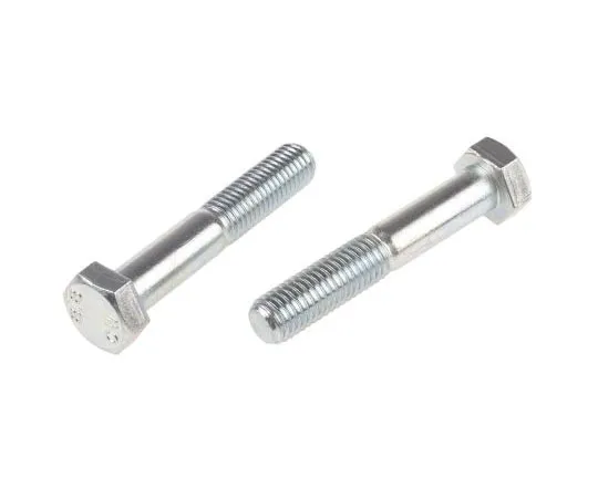 63-8082-42　Bright Zinc Plated Steel Hex Bolt, M14 x 80mm　917-3267