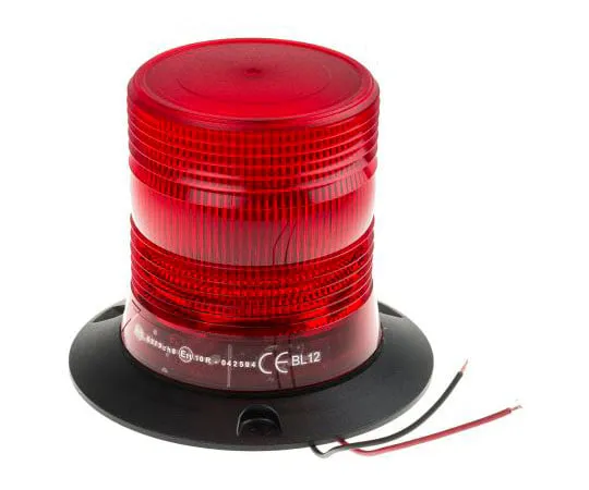 63-8071-44　LED, Flashing Beacon, Red, 3 Point, 10 → 30 V dc　907-6034
