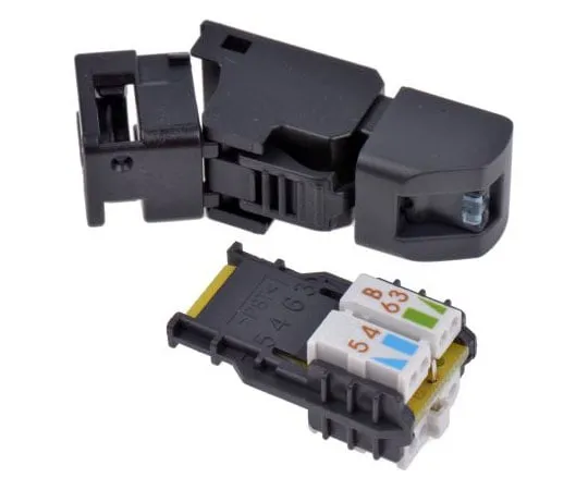 63-8055-31　Telegartner UFP8 Series, Male Cat6a RJ45 Connector　J00026A3111