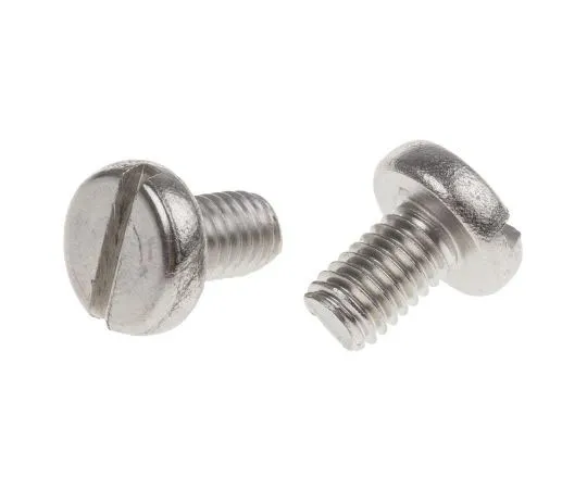 63-8078-06　RS PRO, M6 Pan Head, 10mm Stainless Steel Slot A2 3041　914-1602