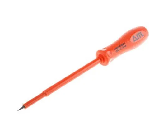 63-8074-94　RS Pro, VDE 1000V Approved Slotted Insulated Screwdriver 5 x 1 mm Tip 150 mm Alloy Steel　911-1102