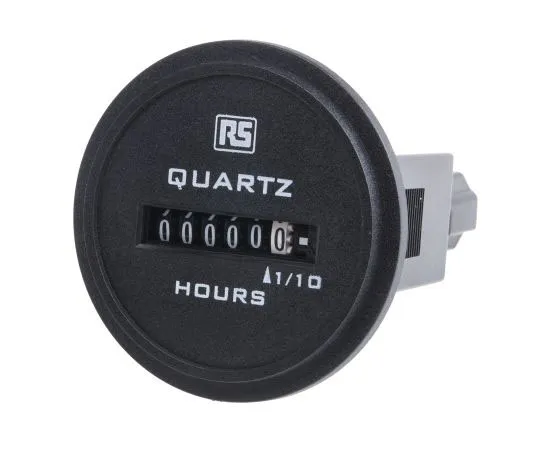 63-8067-39　RS PRO Hour Counter, 6 digits, Digital, Spade Terminal Connection, 4 → 30 V ac/dc　896-6942