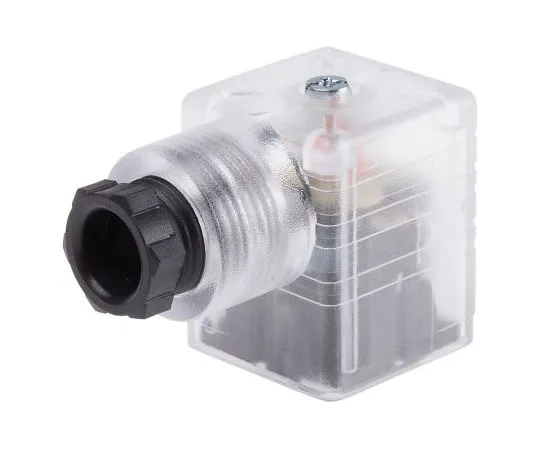 63-8067-08　RS PRO 2P+E DIN 43650 A, Female Solenoid Connector, 24 V dc Voltage　896-2066