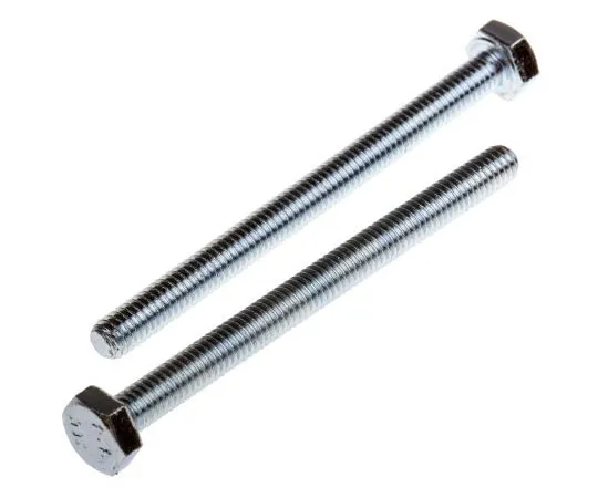 63-8081-14　Zinc Plated Steel Hex M4 x 50mm Set Screw　917-2810