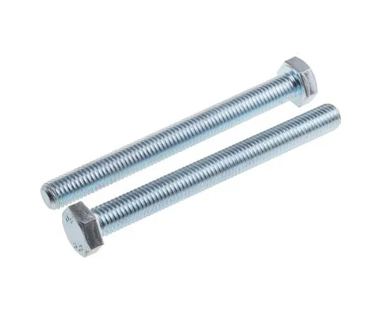 63-8081-63　Zinc Plated Steel Hex M12 x 120mm Set Screw　917-2977