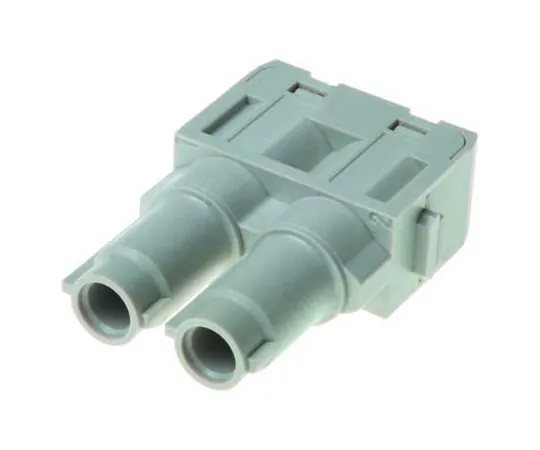 63-8341-53　Han-Modular Series Female Module, 2 Way, 1 Row, Rated At 70A, 1 kV, Han 70A Axial　9140022742