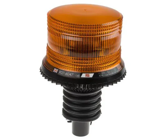 63-8071-48　LED, Flashing Beacon, Amber, Flexi DIN Rail, 10 → 30 V dc　907-6047