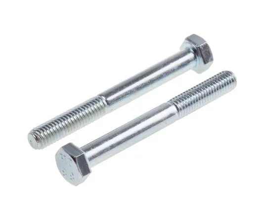 63-8081-98　Bright Zinc Plated Steel Hex Bolt, M5 x 45mm　917-3093