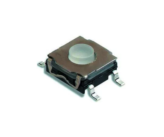 63-8339-49　IP67 Tactile Switch, Single Pole Single Throw (SPST) 50 mA 0.57mm Surface Mount　KSC341GLFS