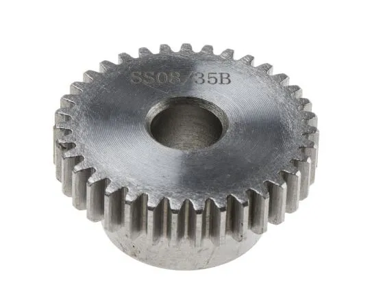 63-8055-82　RS PRO Steel 35 Teeth Spur Gear, 28mm Pitch Diam. , 19mm Hub Diam. , 8mm Bore Diam.　878-7884