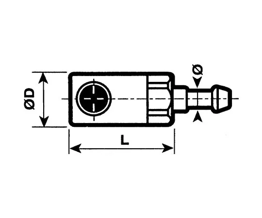63-8124-41　Staubli Pneumatic Quick Connect Coupling 13mm Hose Barb　ERS 06.1813
