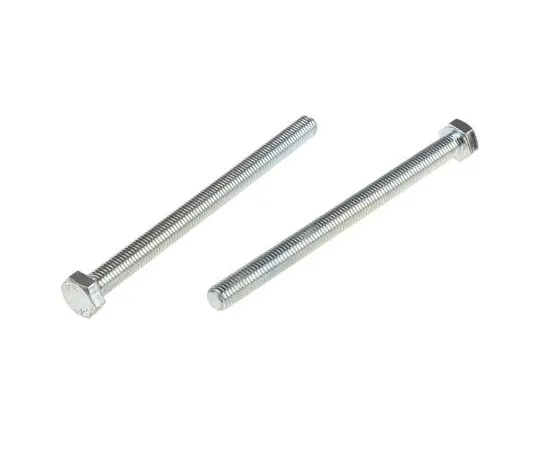 63-8081-65　Zinc Plated Steel Hex M12 x 160mm Set Screw　917-2983