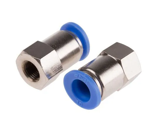 63-8079-77　RS PRO Pneumatic Straight Threaded-to-Tube Adapter, R 1/8 Female, Push In 10 mm　916-0757