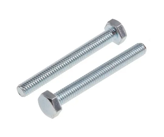 63-8081-13　Zinc Plated Steel Hex M4 x 35mm Set Screw　917-2808