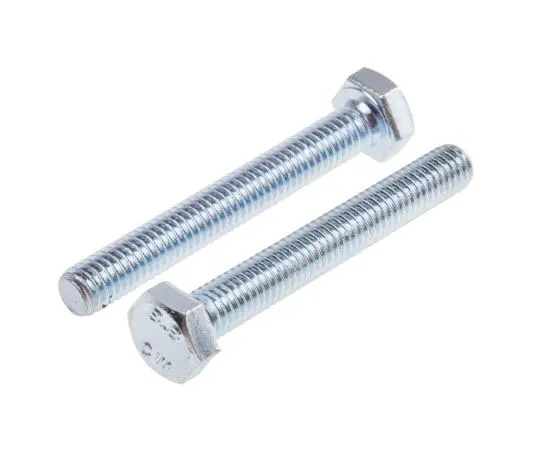 63-8081-24　Zinc Plated Steel Hex M6 x 45mm Set Screw　917-2845