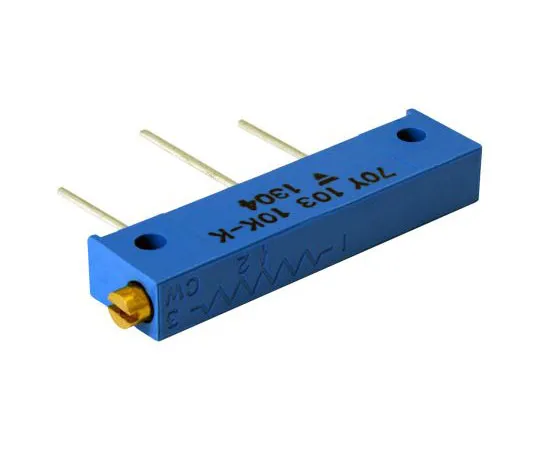 63-8305-27　10Ω Through Hole Trimmer Potentiometer 1W Side Adjust Vishay 70Y Series　M70Y100KB25