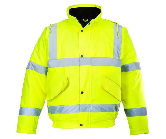63-8084-90　RS PRO Yellow Men's M Waterproof Polyester Hi Vis Bomber Jacket　918-5945