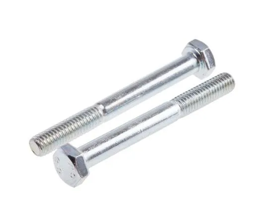 63-8082-02　Bright Zinc Plated Steel Hex Bolt, M6 x 55mm　917-3104