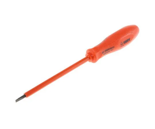63-8074-91　RS Pro, VDE 1000V Approved Slotted Insulated Screwdriver 3 x 0.5 mm Tip 75 mm Alloy Steel　911-1092