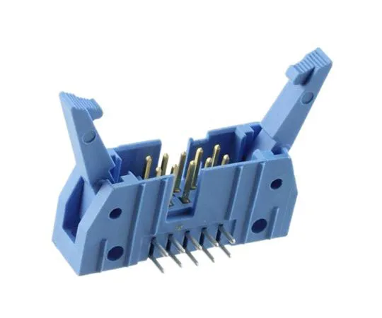 63-8326-97　TE Connectivity AMP-LATCH, 10 Way, 2 Row, Right Angle PCB Header　2-5499141-1