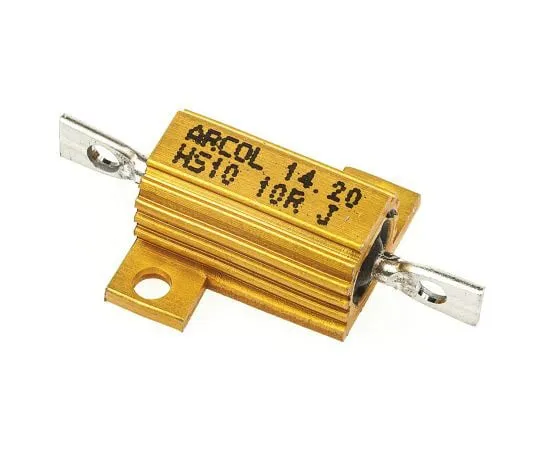 63-8303-04　Arcol HS10 Series Aluminium Ho***d Axial Wire Wound Panel Mount Resistor, 10Ω ±5% 10W　HS10 10R J