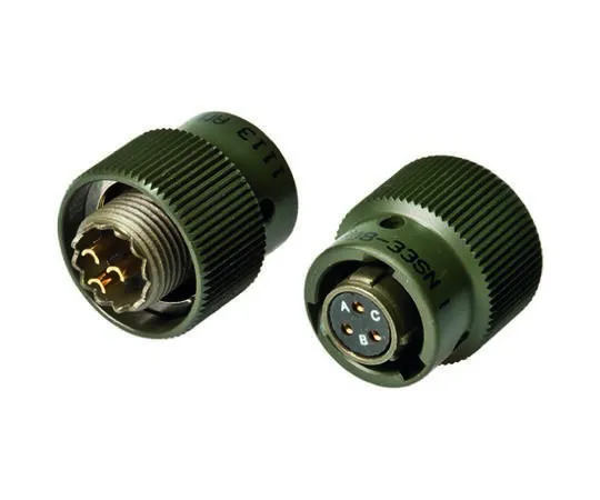 63-8325-69　Amphenol 62GB Series, 3 Way Cable Mount MIL Spec Circular Connector Plug, Socket Contacts,Shell Size 8, Bayonet　62GB-56T08-98SN