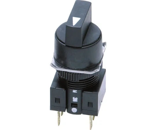 62-4763-14　［Discontinued］Knob type selector switch (Round) (Round body Φ16) A165W　A165W-T2AR-24D-1