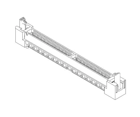 63-8123-31　Samtec HSEC8-DV Series, FemalePCBEdge Connector, SMT Mount, 80 Way, 2 Row, 0.8mm Pitch, 3.1A　HSEC8-140-01-L-DV-A