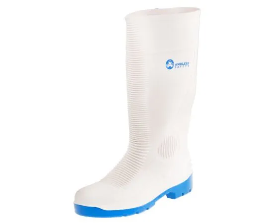 63-8069-82　RS PRO White Steel Toe Men Safety Wellingtons, UK 9, US 11　899-7719