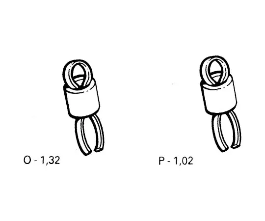 63-8124-19　Vero Technologies 1.32mm Yellow Terminal Post　20-313144
