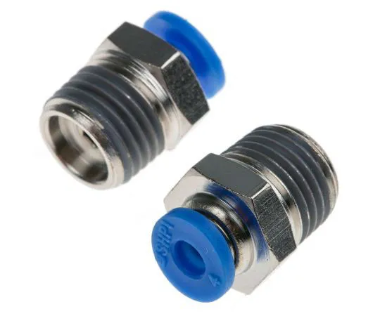 63-8079-61　RS PRO Pneumatic Straight Threaded-to-Tube Adapter　916-0700