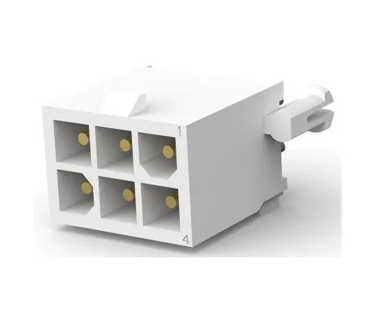 63-8307-01　TE Connectivity Mini-Universal MATE-N-LOK, 6 Way, Straight PCB Header　1-770178-1