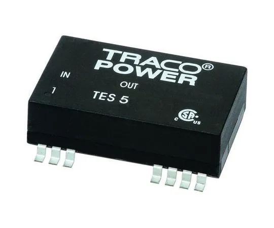 63-8323-64　TRACOPOWER TES 5 5W Isolated DC-DC Converter Surface Mount, Voltage in 36 → 75 V dc, Voltage out 5V dc　TES 5-4811