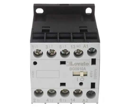 63-8062-28　Lovato 3 Pole Contactor, 9 A, 400 V ac Coil, Orange, 3NO/1NO, 4 kW　11BG0910A400