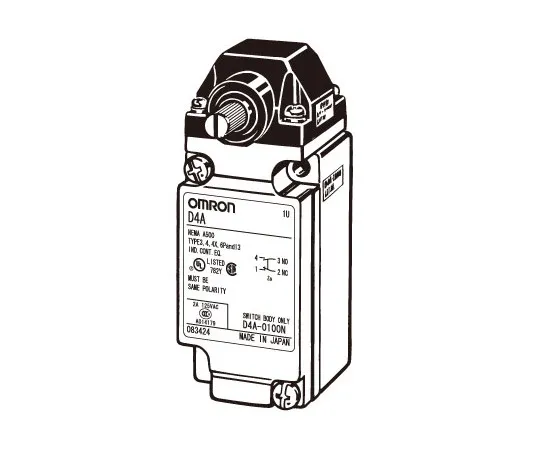 62-4832-42　［Discontinued］Small heavy equipment limit switch D4A-N　D4A-4M17N