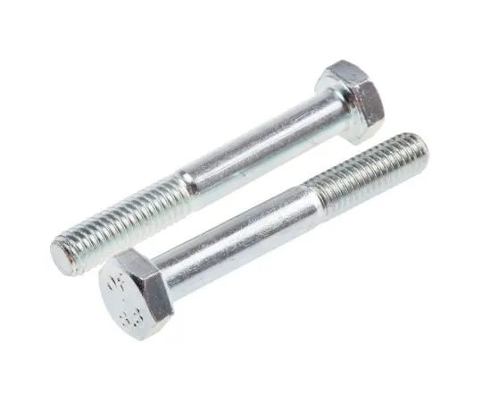 63-8082-01　Bright Zinc Plated Steel Hex Bolt, M6 x 45mm　917-3100