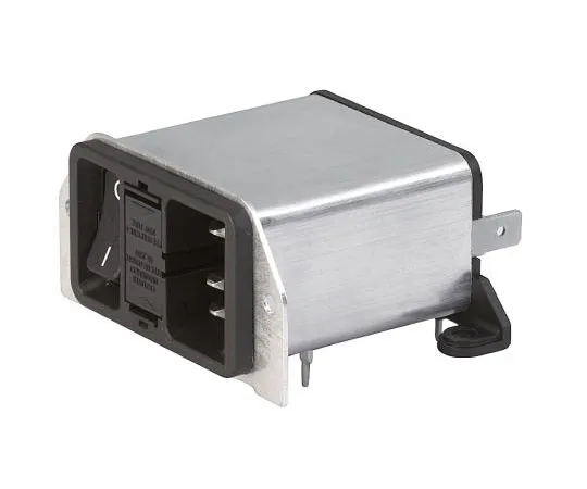 63-8306-89　Male C14 IEC Filter Through Hole 5 x 20mm,Solder,Rated At 2A,250 V ac　DD22.2121.1111