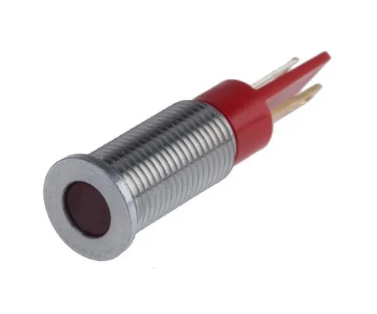 63-8077-73　RS PRO Red Indicator, 24 V dc, 8mm Mounting Hole Size, Faston, Solder Lug Termination, IP67　913-8703
