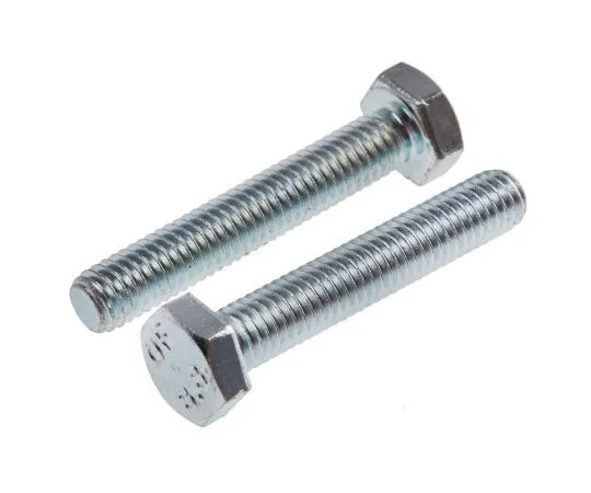 63-8081-21　Zinc Plated Steel Hex M6 x 35mm Set Screw　917-2836
