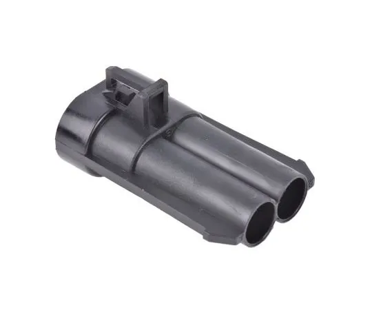 63-8066-82　Delphi Metri-Pack 630 Series, 1 Row 2 Way Cable Mount Plug Connector, with Crimp Termination Method　15363993
