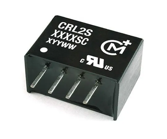 63-8380-06　Murata Power Solutions CRL2 2W Isolated DC-DC Converter Through Hole, Voltage in 4.5 → 5.5 V dc, Voltage out 5V　CRL2S0505SC