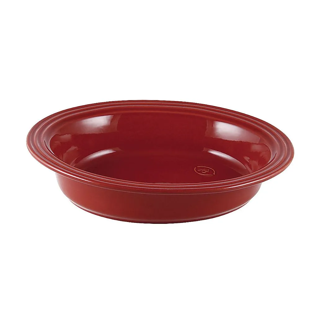 62-6823-51　［Discontinued］Oval Baking Dish 33 cm Red