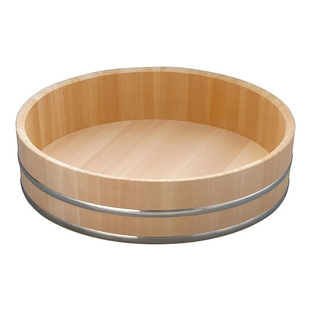 62-6472-11　［Discontinued］Wooden Stainless Steel Hoidai (Sawara Wood) 72 cm